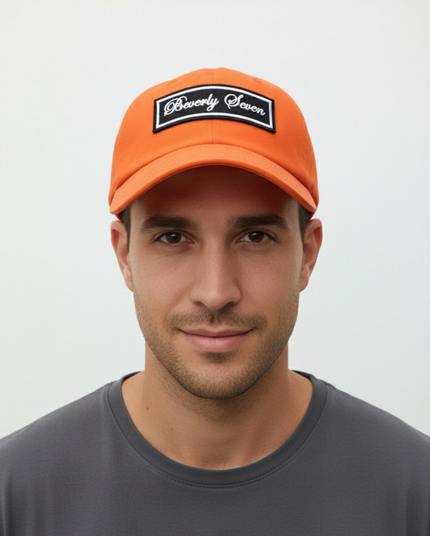 Beverly Seven Black Label Orange Buckle Hat