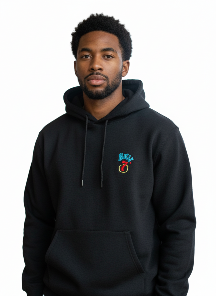 Black Bev7 Entertainment Collection Hoodie