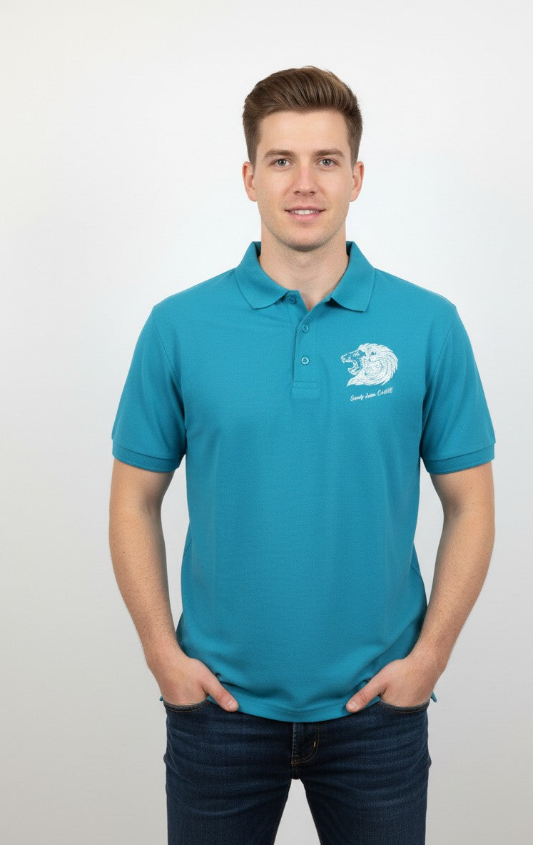 Beverly Seven Luxury Fashion Est. 2018 Blue Polo Shirt