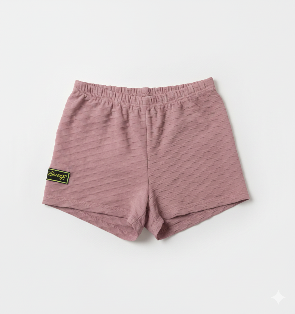Beverly Seven Black Label Rose Workout Shorts