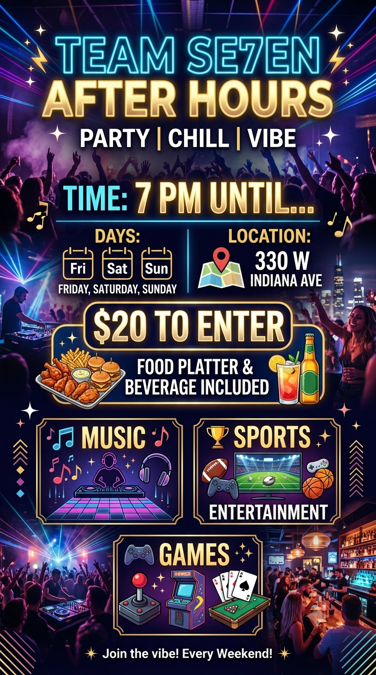 Team Se7en After Hours