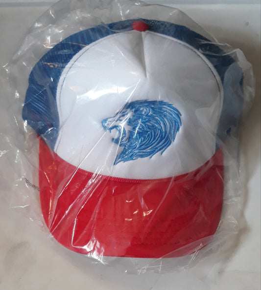 Red/White/Blue Beverly Seven Luxury Fashion Est. 2018 Original Trucker Hat