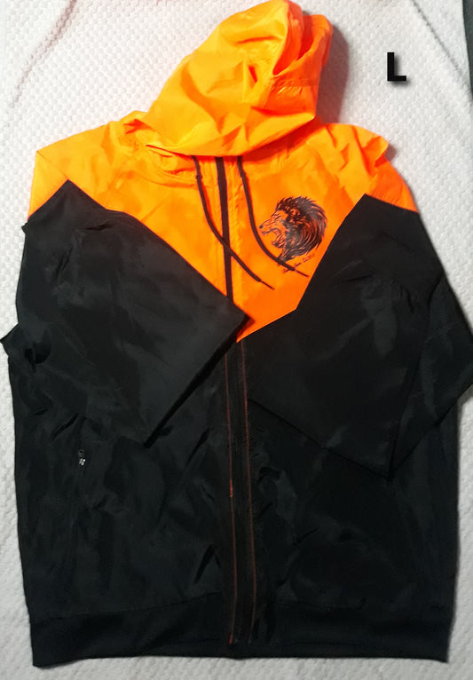 Orange/Black Beverly Seven Luxury Fashion Est. 2018 Windbreaker Jacket