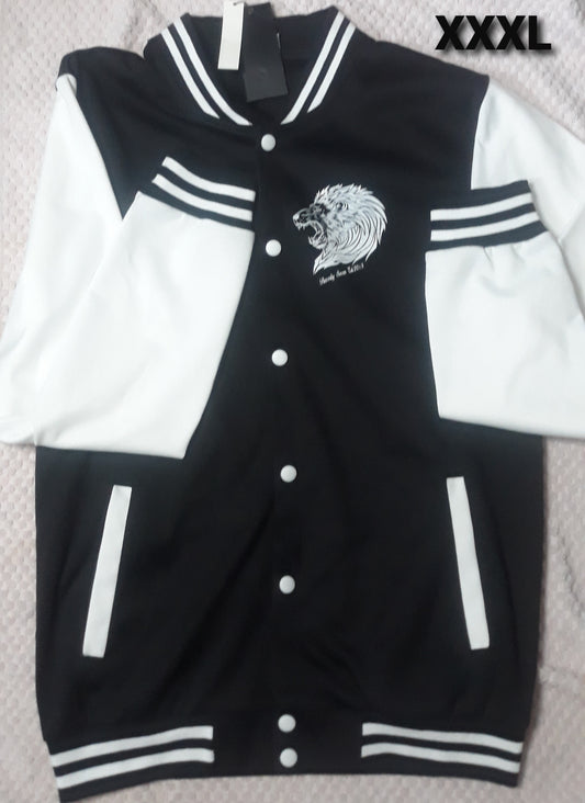 Black/White Beverly Seven Luxury Fashion Est. 2018 Varsity Jackets