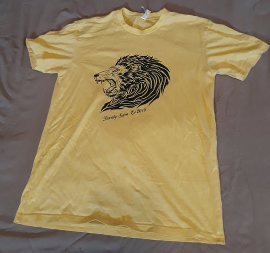 Yellow Beverly Seven Luxury Fashion Est. 2018 Basic Tee Shirt