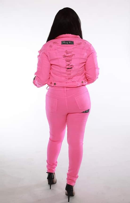 Pink Female Jean Set
