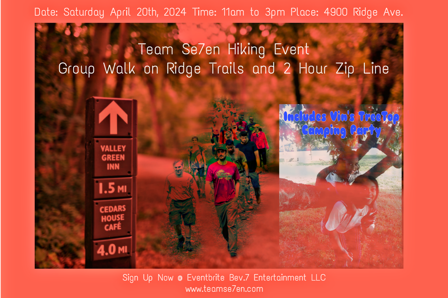 Camping and Hiking Trip Ticket