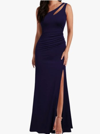 Female Maxi Dress 1 Navy Blue