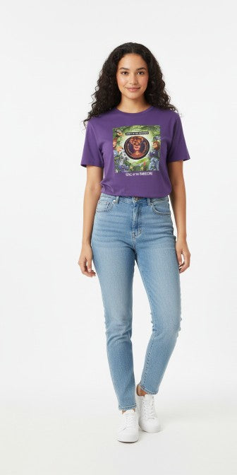 Beauty In the Badlandz Tee Shirt (Purple)