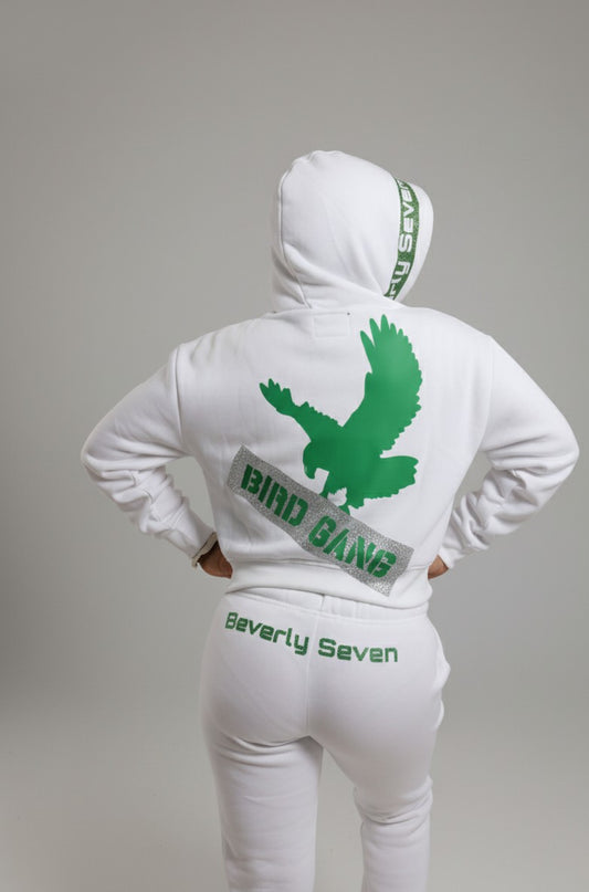 Custom Vinyl Sweatsuit White Any Style Any Design (One Color)