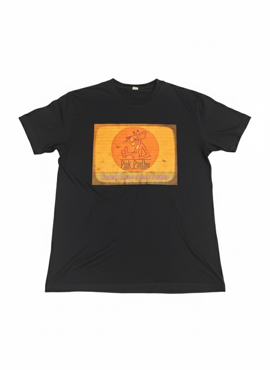 Pink Diamond Black Printed Logo Tee Shirt