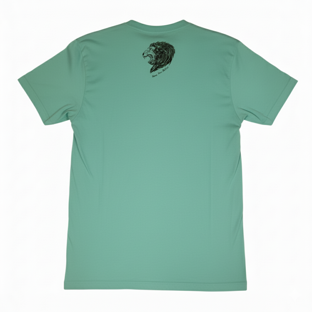 Pink Diamond Tile Blue Printed Logo Tee Shirt
