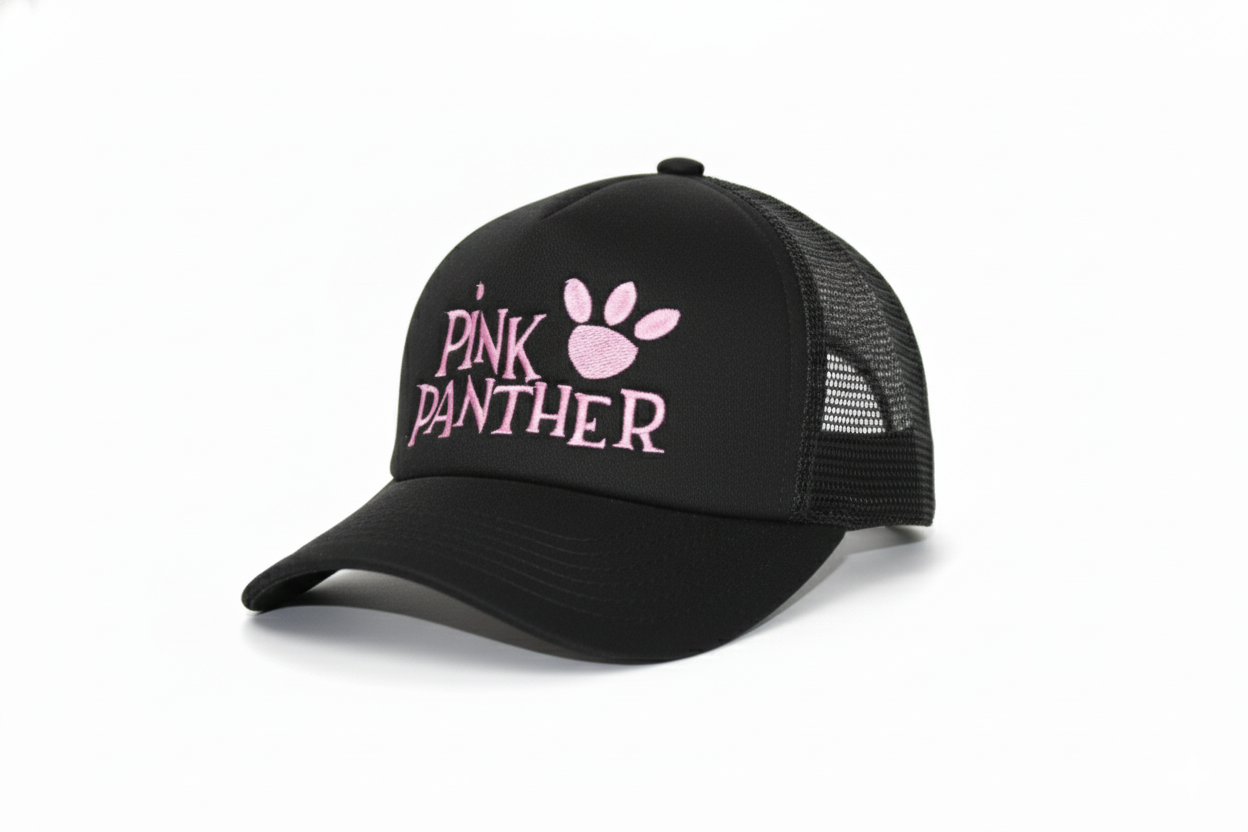 Pink Diamond Black Luxury Trucker Snapback