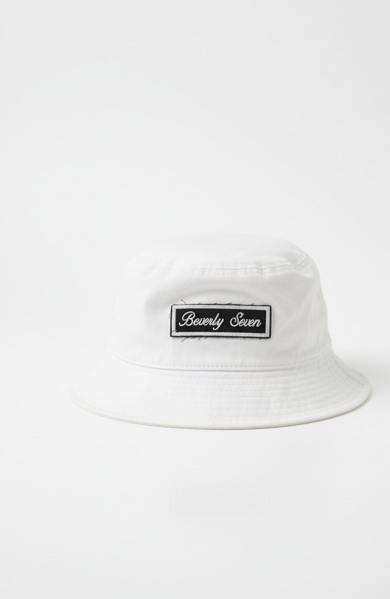 Beverly Seven Black Label Blue White Bucket Hat