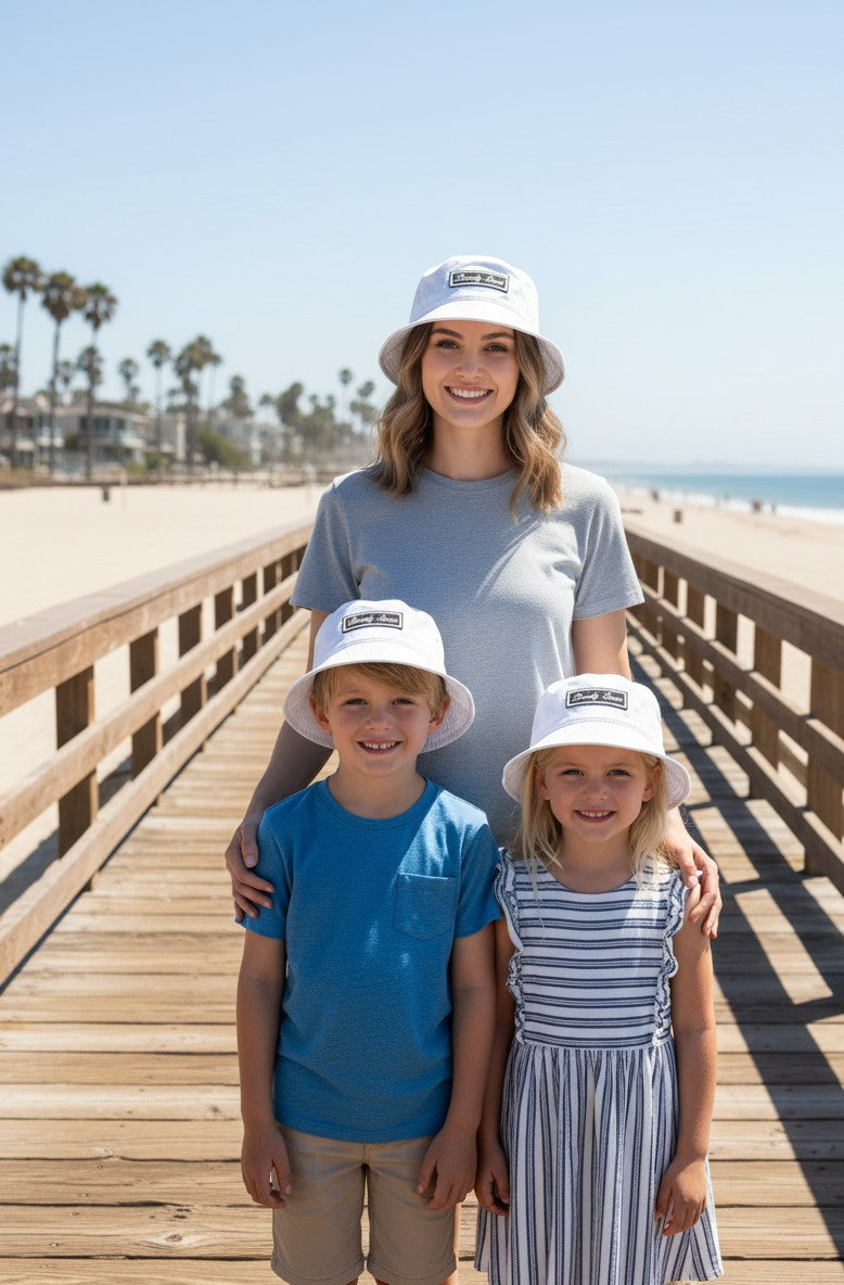Beverly Seven Black Label Blue White Bucket Hat
