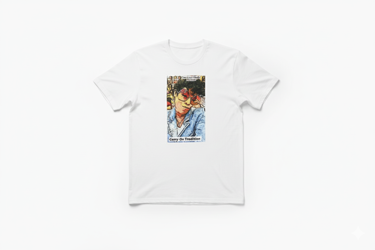 Carry On Tradition Printed Tee Cousin Shelly White