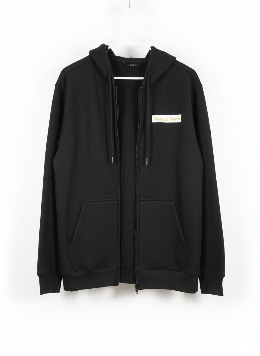Custom Vinyl Zip Up Hoodie Any Style Any Design (One Color)