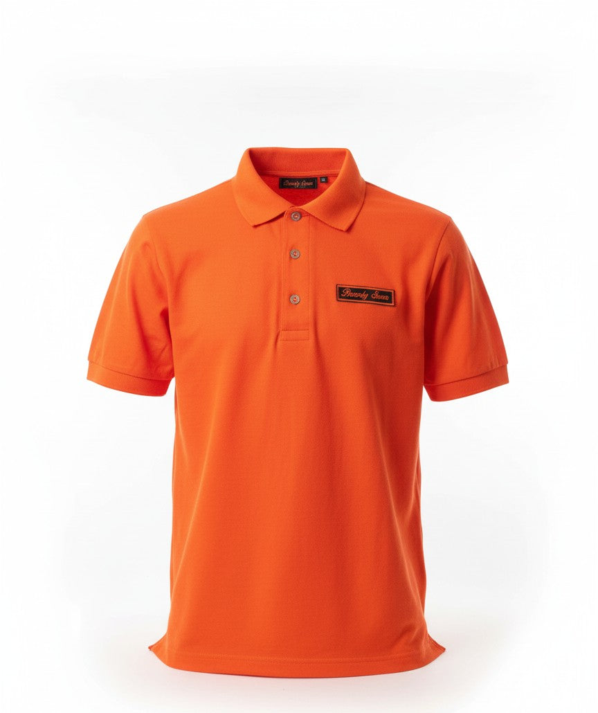 Beverly Seven Black Label Orange Button Up