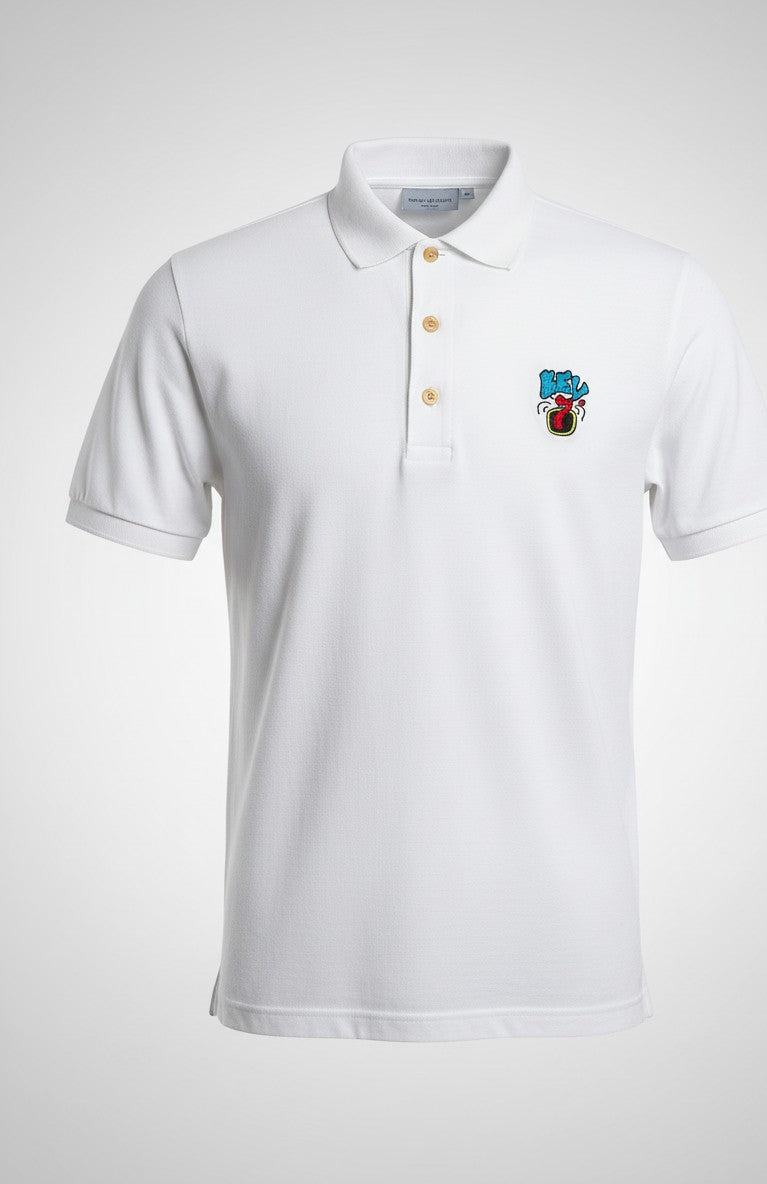 Bev7 Entertainment Button Up Shirt White