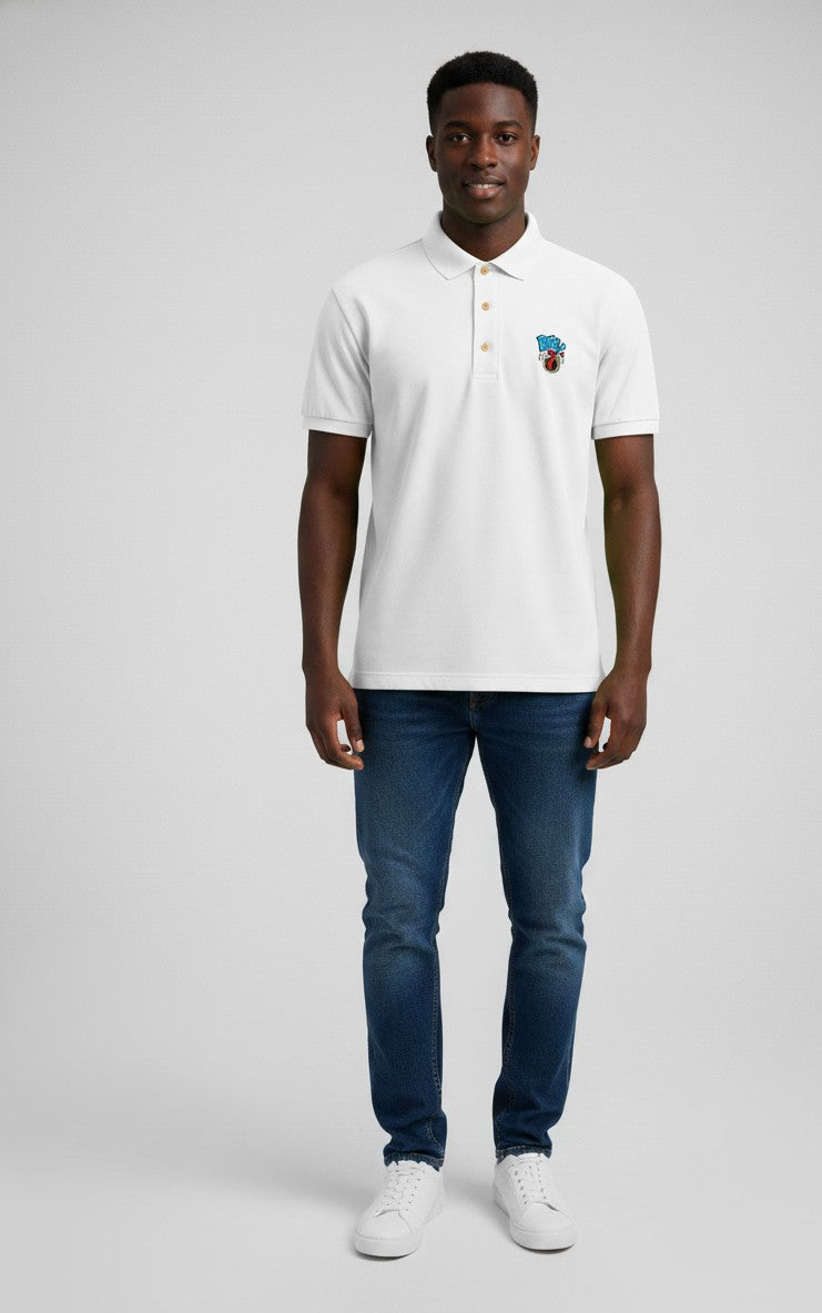 Bev7 Entertainment Button Up Shirt White