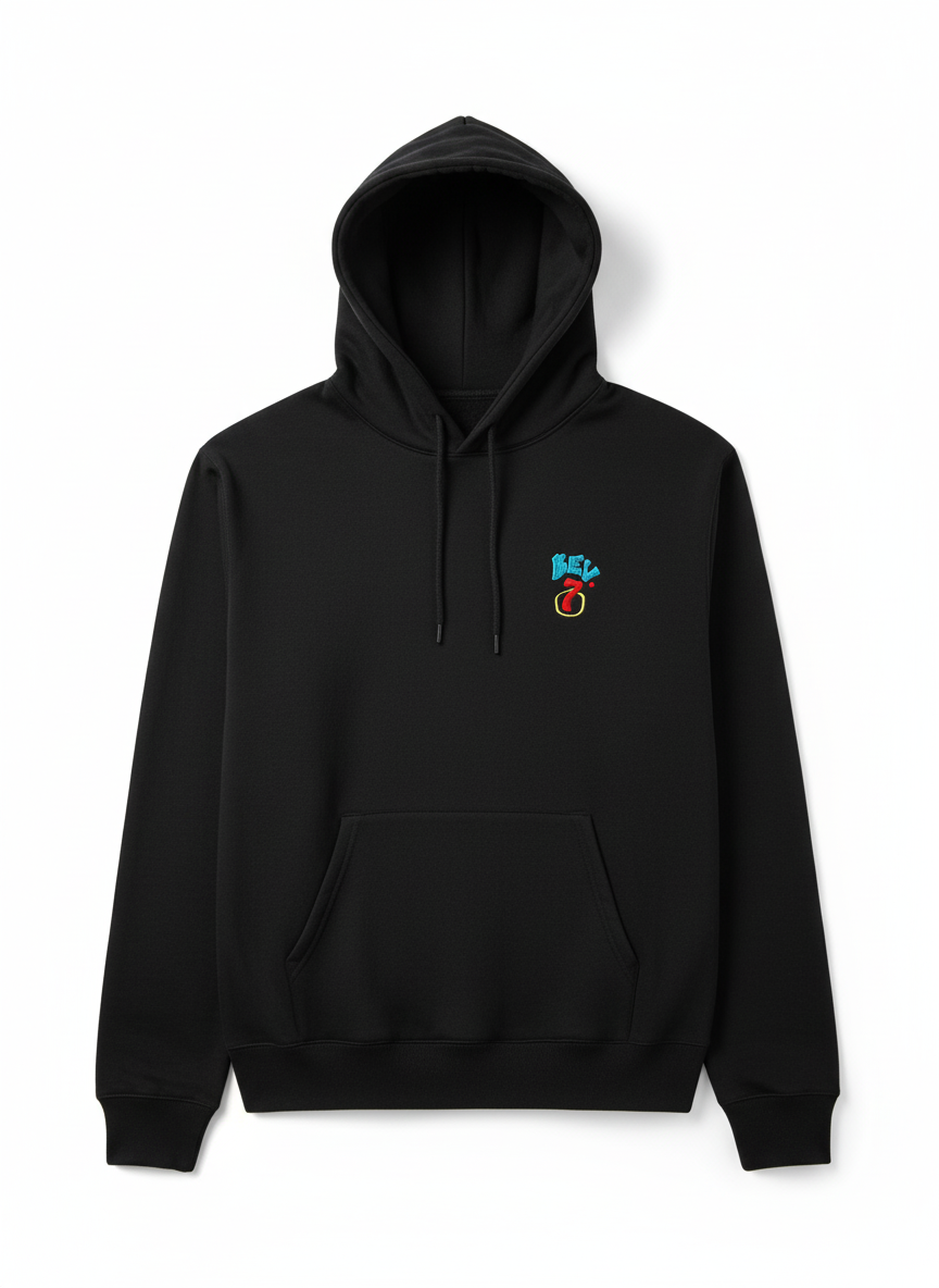 Black Bev7 Entertainment Collection Hoodie