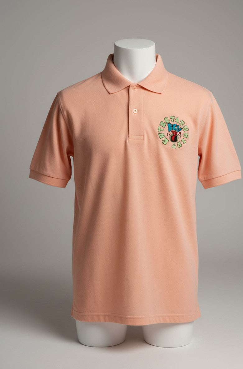 Bev7 Peach Button Up