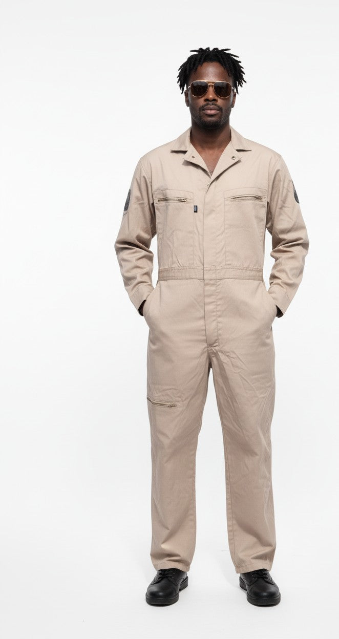 Beverly Seven Luxury Fashion Est. 2018 Tan Coverall