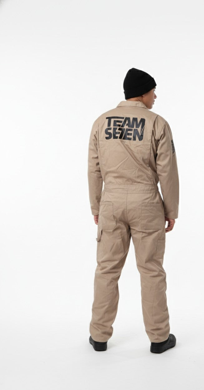 Beverly Seven Luxury Fashion Est. 2018 Tan Coverall