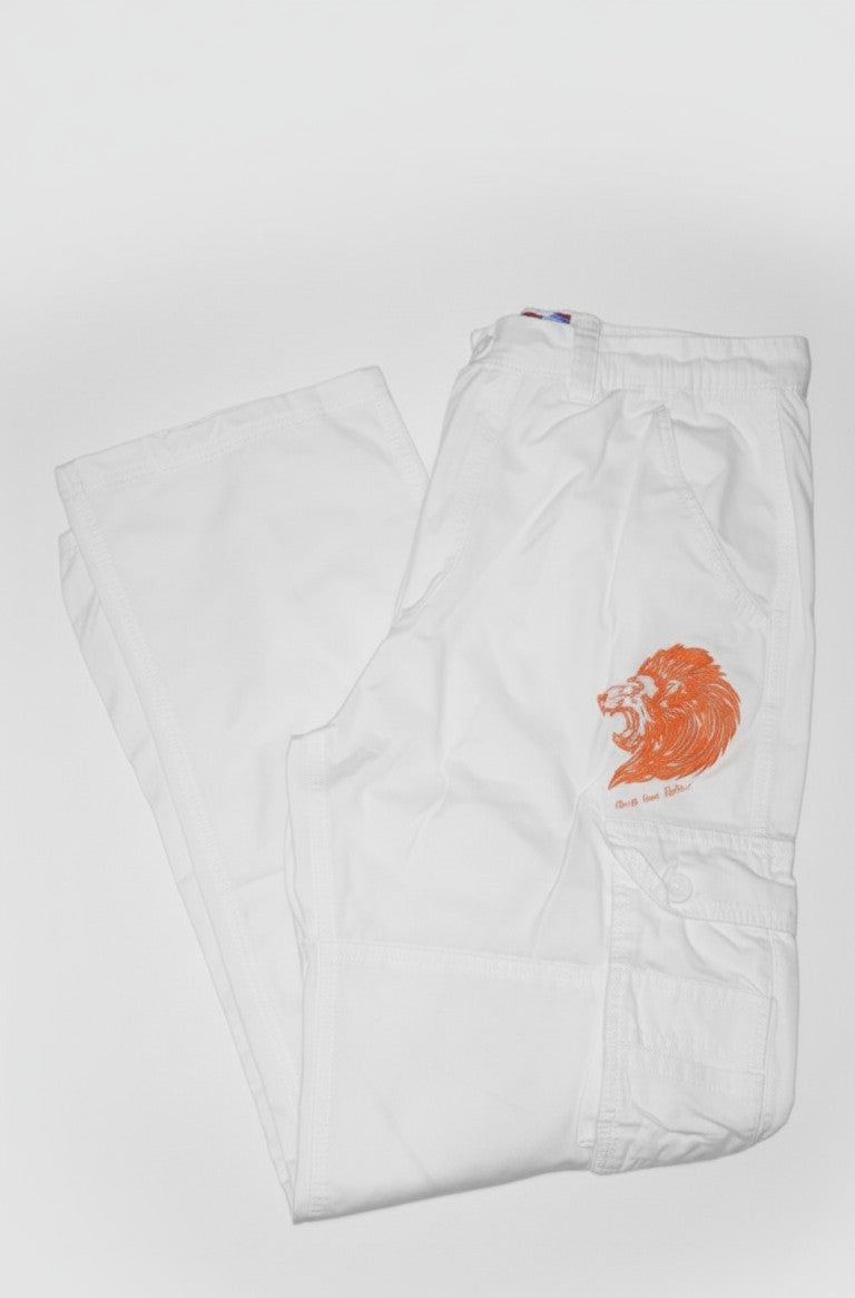 Beverly Seven Luxury Fashion Est. 2018 White Cargo Pants