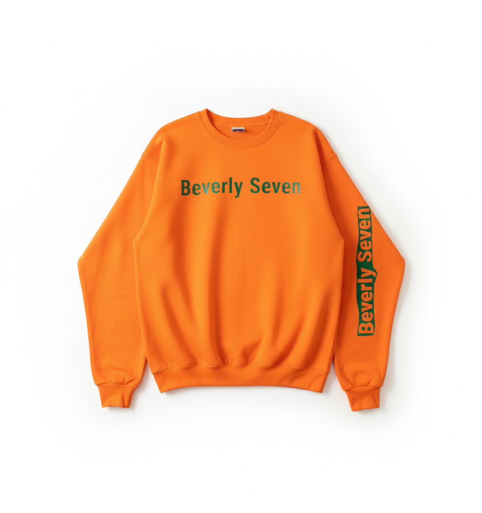 Custom Vinyl Crewneck Sweatshirt Any Style Any Design (One Color)