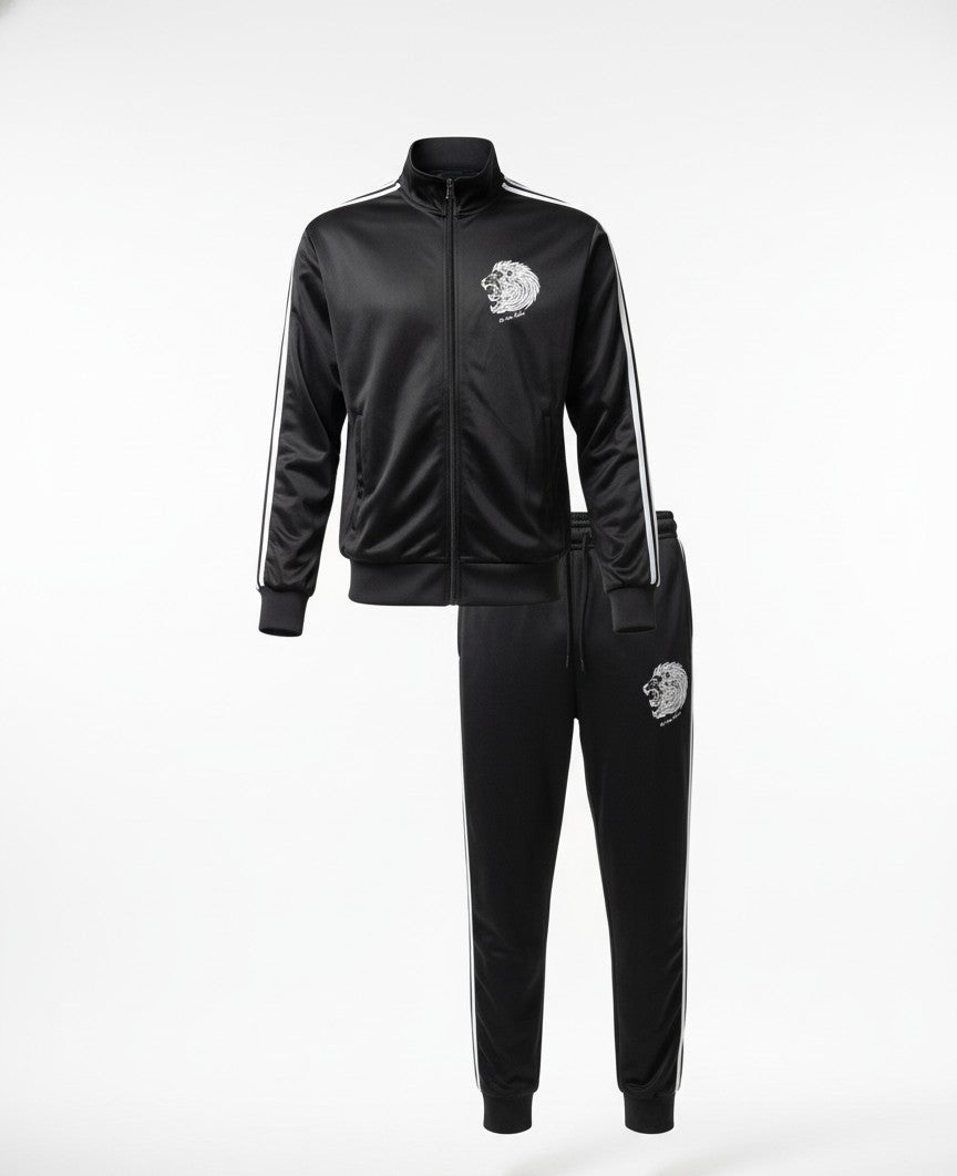 Beverly Seven Luxury Fashion Est. 2018 Black Tracksuit