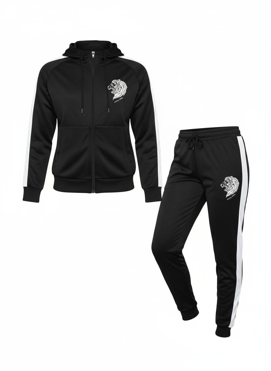 Beverly Seven Luxury Fashion Est. 2018 Black Tracksuits for Females