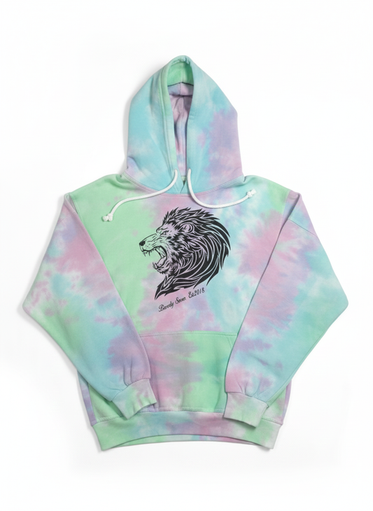 Beverly Seven Luxury Fashion Est. 2018 Purple Tye Dyed Hoodie