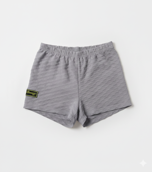 Beverly Seven Black Label Grey Workout Shorts