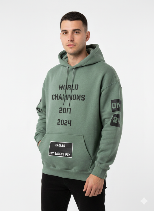 Custom Vinyl Pull Over Hoodie Any Color Any Design (One Color)