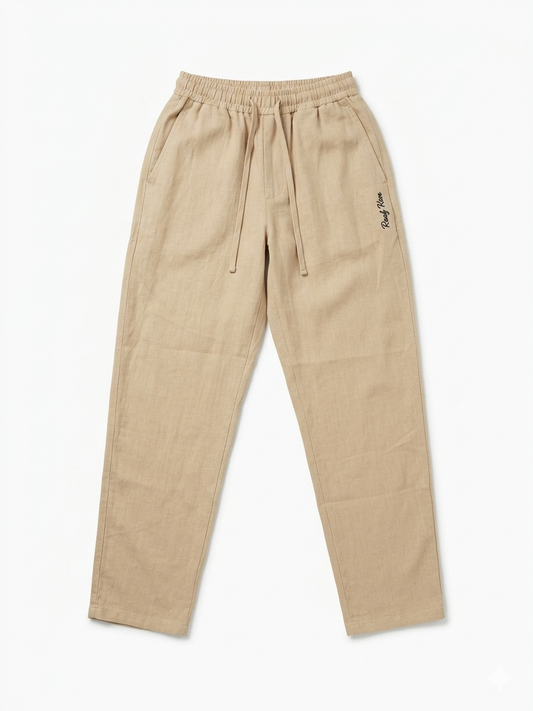 Beverly Seven Black Label Creme Linen Pants