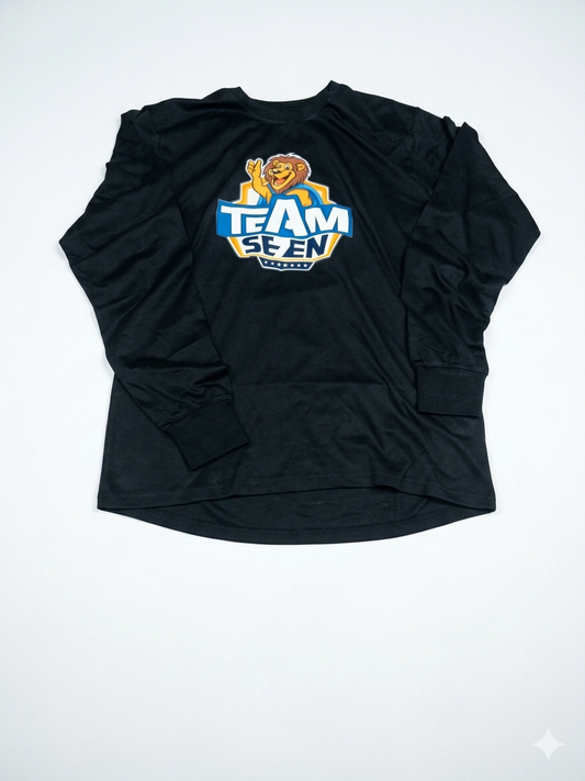 Team Se7en Fashion Navy Blue Long Sleeve Uniform Tee Shirt