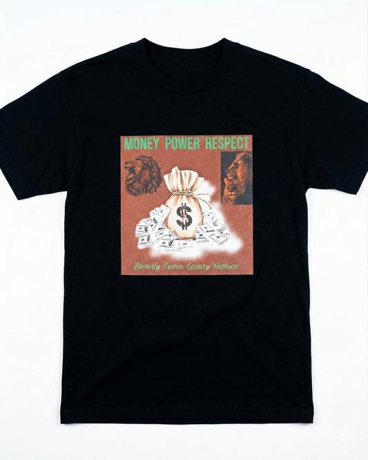 Carry On Tradition Printed Tee Shirt Money Power Respect Black