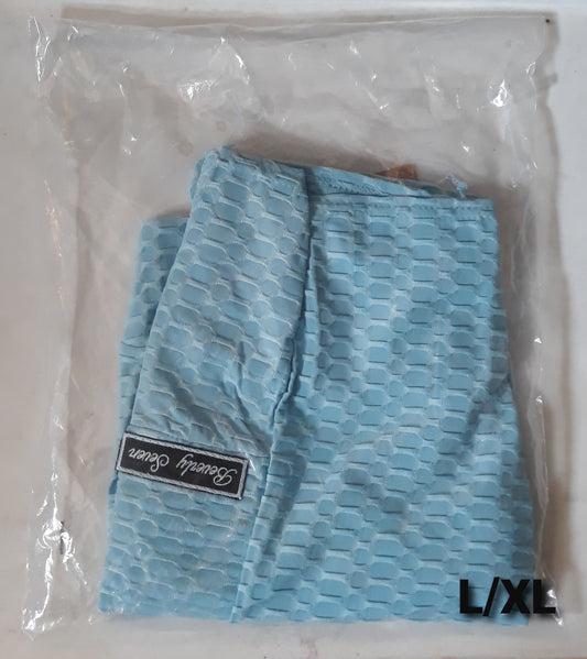 Powder Blue Beverly Seven Black Label Workout Shorts