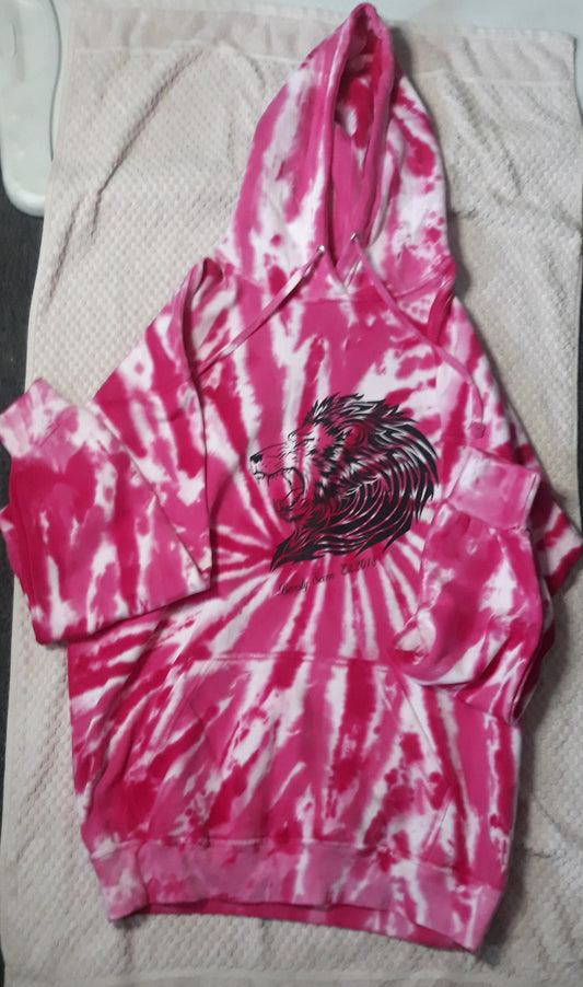 Tye- Dyed Pink Beverly Seven Luxury Fashion Est. 2018 Hoody