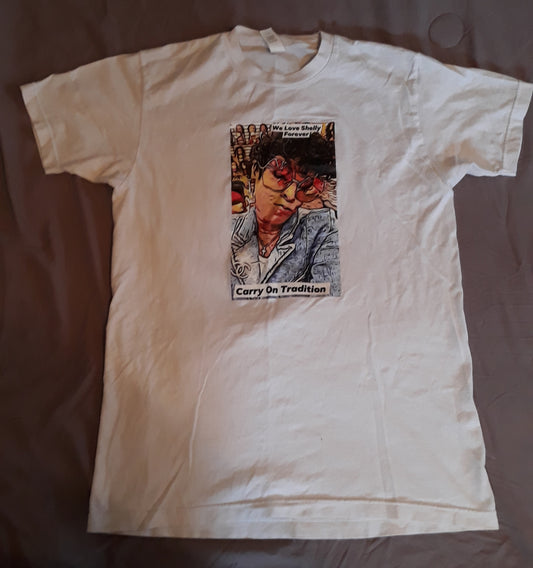 White Cousin Shelly Carry On Tradition Printed Tee