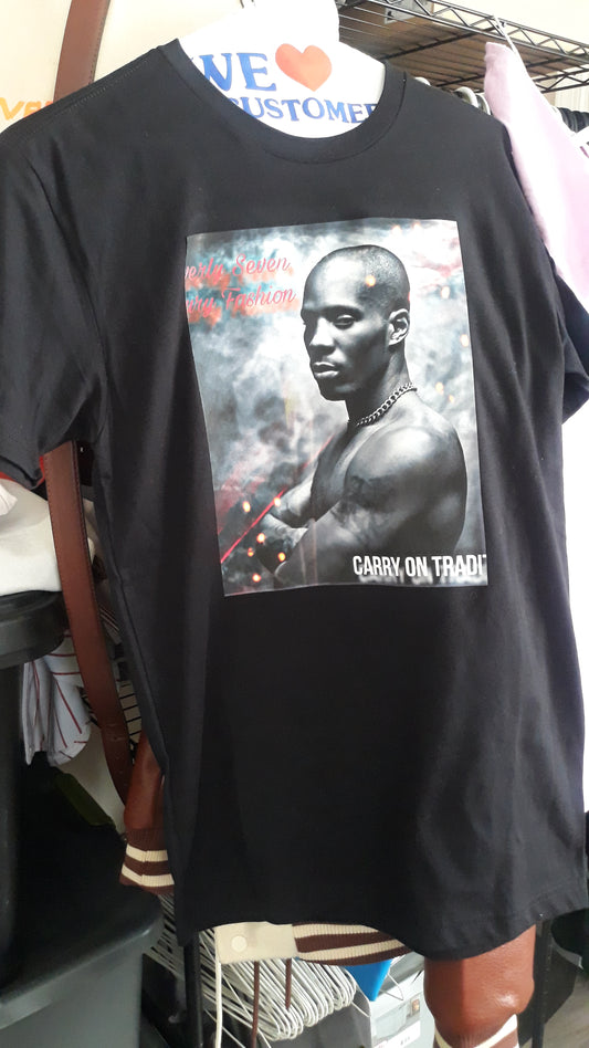 Black X Man Carry On Tradition Printed Tee Shirt
