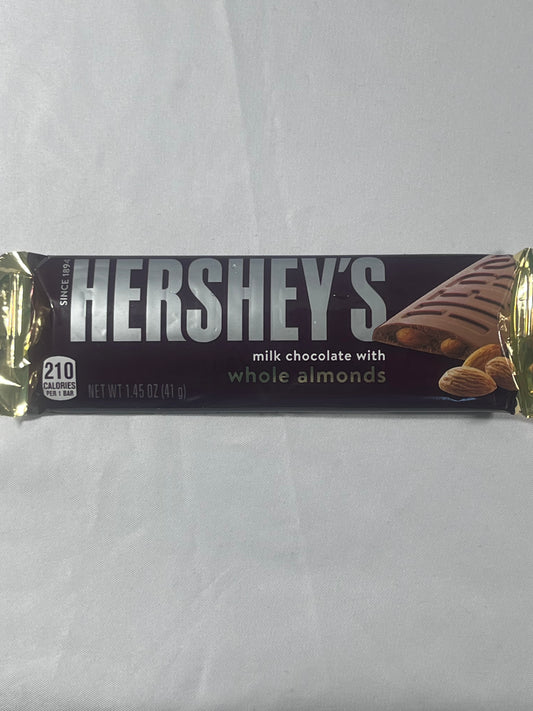 Hersey With Almonds Candy Bar