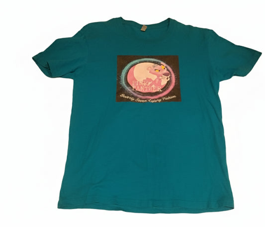 Pink Diamond Light Blue Printed Logo Tee Shirt