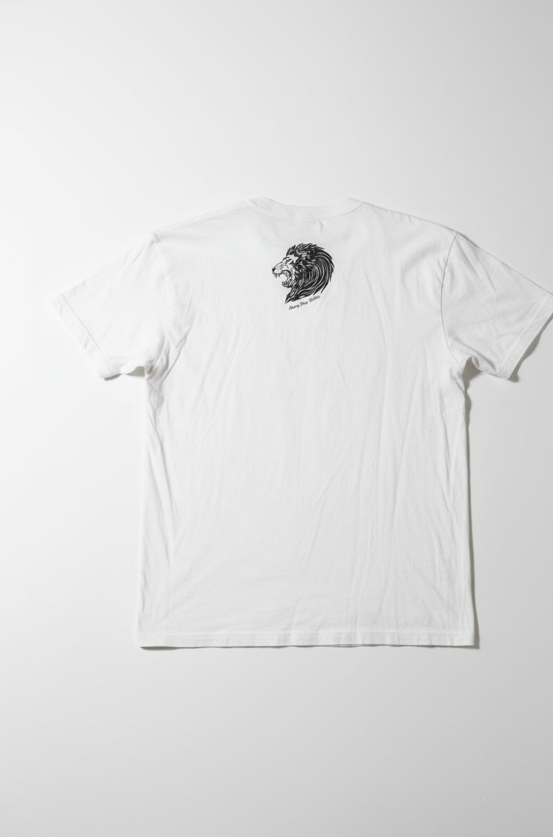 White Pink Diamond Printed Tee Shirt