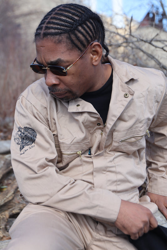 Tan Coverall Beverly Seven Luxury Fashion Est. 2018