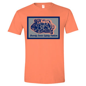 Orange Short Sleeve International Bev Tee Shirt